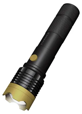 Productafbeelding van Oplaadbare metalen LED-zaklamp met USB-C-aansluiting, 800 lumen, zoomfunctie