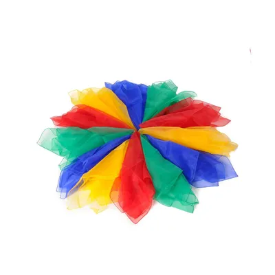 Produktbild von 12 Kawanyo Jonglier- und Tanztücher BASIC 65x65cm