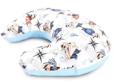 Produktbild von Amilian Stillkissen Klein – kompaktes Schwangerschaftskissen & Lagerungskissen für Mama & Baby – Seitenschläferkissen 60x42 cm, waschbar