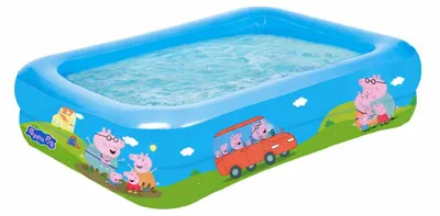 Produktbild von Peppa Pig Planschbecken Family Pool Kinderpool 200x150x50cm Garten Kinder