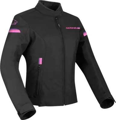 Productafbeelding van Bering Riva dames motorjas, textiel, zwart/roze, maat 48
