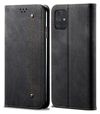 Immagine prodotto di Custodia Galaxy A52 5G, Custodia a portafoglio in pelle con chiusura magnetica e supporto per Samsung Galaxy A52 5G nero