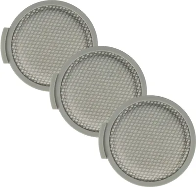 Produktbild von vhbw 3x Staubsaugerfilter Ersatz für Roborock HCDM2303-8 für Staubsauger - HEPA-Filter Grau