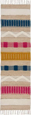 Obrázok produktu pre 60x230 cm Behúň Jubilant Medina Jute Natural/Multi