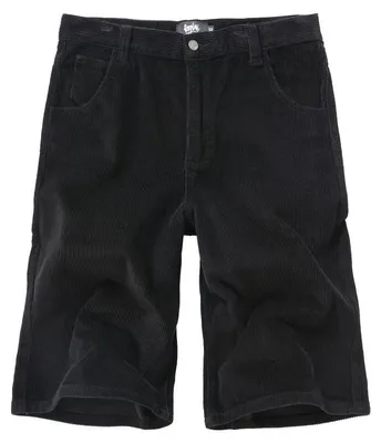 Produktbild von Forplay Short Herren Baggy Shorts black Cord schwarz 34