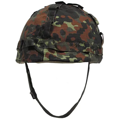 Produktbild von MFH US Helm mit Stoffbezug, flecktarn