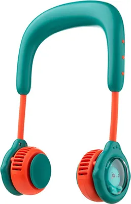Immagine prodotto di TechKidz, ventilatore da collo per bambini, modello AirSpace, verde