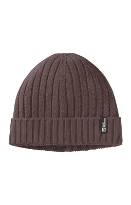 Produktbild von JACK WOLFSKIN Rib Knit Mütze braun