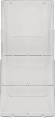 Image de Exacompta 2x Distributeur de prospectus vertical 3 compartiments A4 74358D