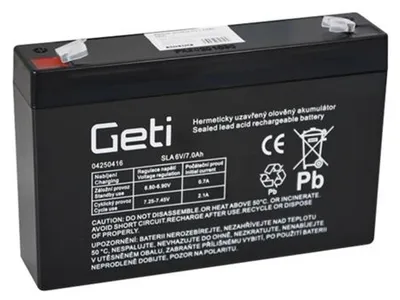 Imagen del producto de Batería de plomo-ácido de 6V y 7.0Ah, marca GETI