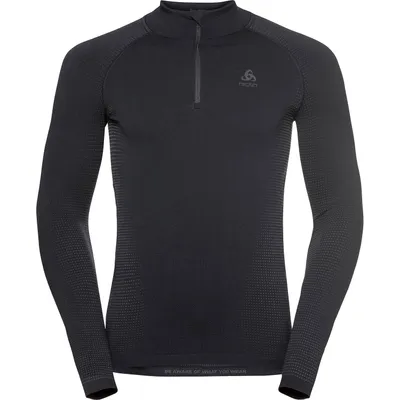 Produktbild von Odlo BL TOP Turtle neck l/s half zip PERFORMANCE WARM ECO SCHWARZ XXL