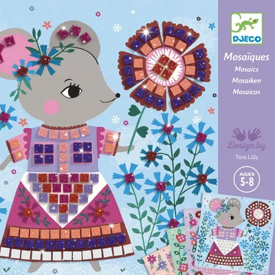 Immagine prodotto di Gioco creativo mosaico Animali domestici, Djeco