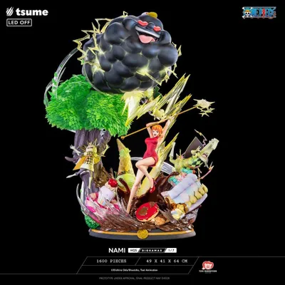 Productafbeelding van One Piece HQS Dioramax Figuur 1/6, Nami, 64 cm