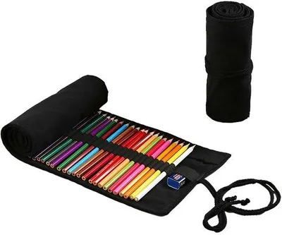 Productafbeelding van Kunstentas - Opvouwbare organizer - Multifunctionele tas - Etui voor kunstenaars - Linnen - Tas met 48 vakken
