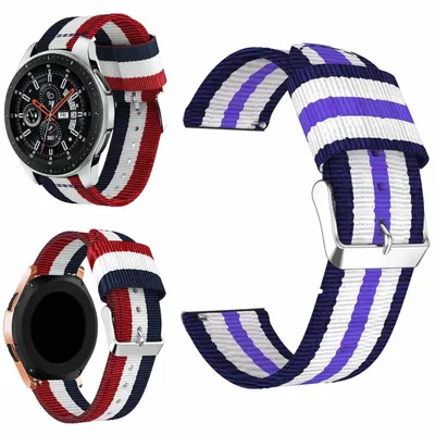 Produktbild von Für Samsung Galaxy Watch FE 6 5 4 Normal Pro u Classic alle Größen Nylon Armband