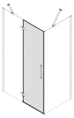 Produktbild von Gelco TRINITY Glas-Drehteil, Milchglas, links