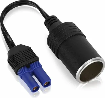 Produktbild von G48C Auto Notstart-Adapter 12V – EC5 auf Zigarettenanzünder Buchse, Batteriekabel für Starthilfe