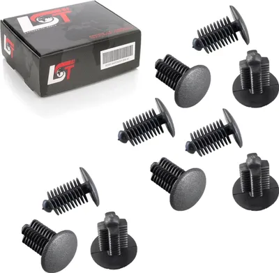 Produktbild von 10x TANNENBAUM CLIPS UNIVERSAL INNENVERKLEIDUNG PANELE Ø 9-10mm Kopf 18mm