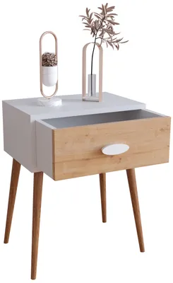 Immagine prodotto di Mobile notturno | Tavolino | Comodino | Dimensioni ca. H. 60 x W. 45 x D. 30 cm - Singol L