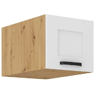 Produktbild von Oberschrank mit Flügeltüren LAILI – Breite 40 cm, Weiß/Artisan Eiche