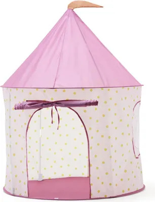 Produktbild von Kids Concept Spielzelt Punkte rosa - H 130 cm - D 100 cm - ab 24 Monate Kinder