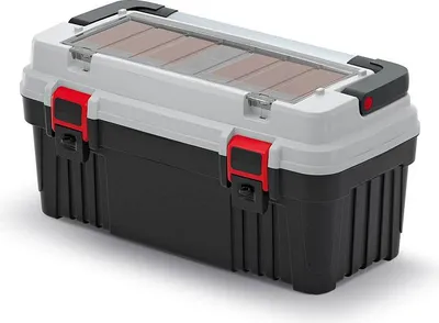 Produktbild von OPTIMA Werkstattbox mit integrierten Organizern und Arbeitsplattenfunktion
