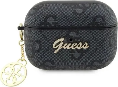Produktbild von Kolekcia Guess 4G Charm - puzdro AirPods Pro 2 (čierne)