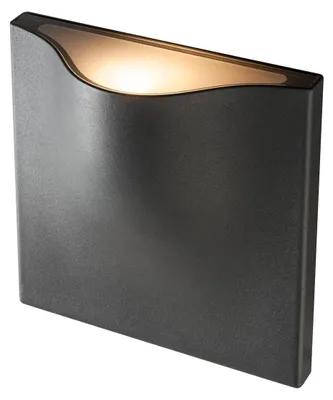 Immagine prodotto di Vilua L Applique LED antracite IP54 bianco caldo 20x20 cm