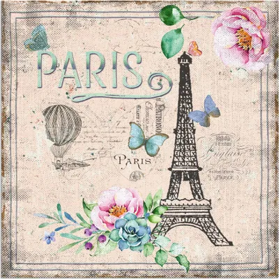Produktbild von ARTland Wandbild Alu für Innen & Outdoor Paris - meine Liebe Größe: 70x70 cm
