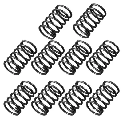 Druckfeder 1,2x12x20 mm, schwarz, 10 Stück