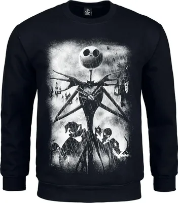 Obrázek produktu pro The Nightmare Before Christmas - "Horror Scene" mikina pro muže/dámy Uni HE3509 (S) (Black)