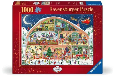 Produktbild von Erwachsenenpuzzle 1000 Teile - Die Weihnachtswerkstatt