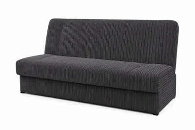 Zdjęcie produktu dla Sofa MONO w kolorze antracytu, wymiary: 192 x 93 x 85 cm, elegancka sofa z funkcją łóżka i pojemnikiem na pościel, Obraz wygenerowany przez AI
