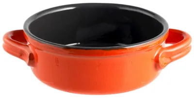 Produktbild von Keramikpfanne 2 Griffe antihaftbeschichtet 24 cm orange