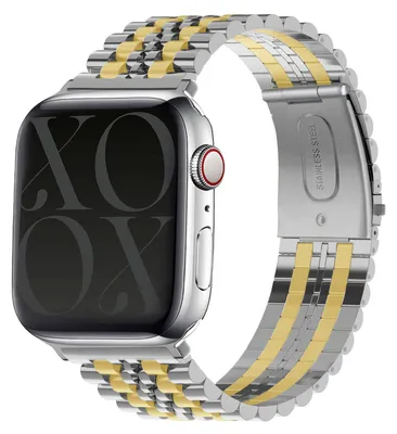 Produktbild von Apple Watch stahlarmband - Jubilee (silber/gold)