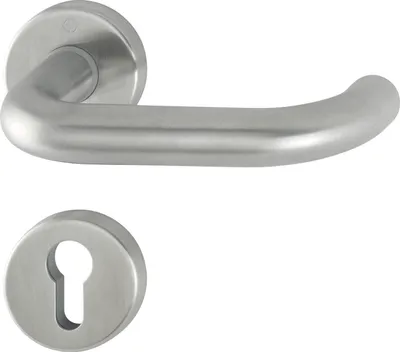 Image de HOPPE Garniture à béquilles PARIS - sur rosace PZ, 37 - 42, inox mat
