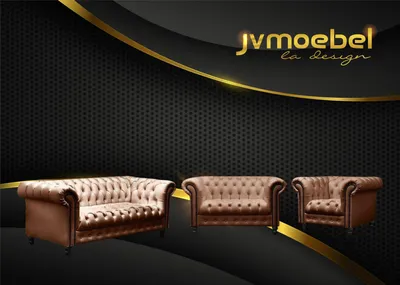 Produktbild von Wohnzimmer Chesterfield Design Sofagarnitur Möbel Couch 321 Sitzer Couchen Sofas
