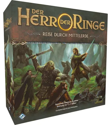Produktbild von Asmodee Herr der Ringe: Reise durch Mittelerde, Brettspiel - Asmodee FFGD0168 - (Spielwaren / Brett-/Kartenspiele, Puzzle)