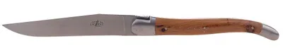 Image de Couteaux à steak en acier inoxydable avec manche en bois