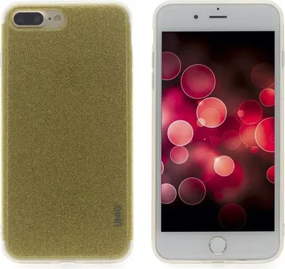 Produktbild von Silicone case for Apple iPhone 7/8 Plus - Gold (8719273252543)