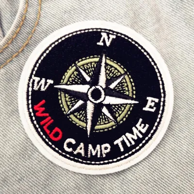 Produktbild von Bordueraufnäher 70 x 70 mm, Eisenpatch, geeignet für alle Stoffe, für Kleidung und Accessoires