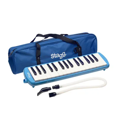 Produktbild von Stagg MELOSTA32 BL, 32 Schlüssel, Blau, Kunststoff, 41 cm, Box