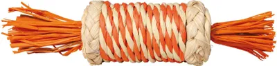 Produktbild von TRIXIE Spielzeug für Kleinnager, Kaninchen, Spielrolle, Beige, Orange, 180 mm