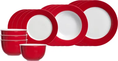Obrázek produktu pro Ritzenhoff & Breker DOPPIO Startovací sada 16 dílů – červená