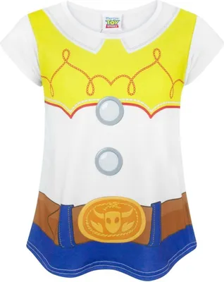 Obrázok produktu pre Disney dievčenský kostým Toy Story Jessie Tričko NS4658 (104) (Biela)
