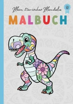 Produktbild von Mein Dino Mandala Malbuch