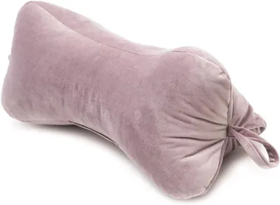 Produktbild von H&F | Kissen Kopfkissen Lesekissen Leseknochen Nackenkissen Nackenrolle Knochenkissen Reisekissen Waschbar, für Bett, Sofa | Farbe: Rosa 1-er