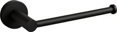 Produktbild von Balneo | Toilettenpapierhalter schwarz Edelstahl| Papierrollenhalter QUBE Rostfrei | WC-Papierhalter aus Metall
