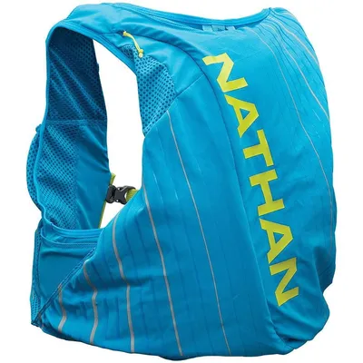 Produktbild von Nathan Pinnacle 12L Laufrucksack - Hellblau / Gelb