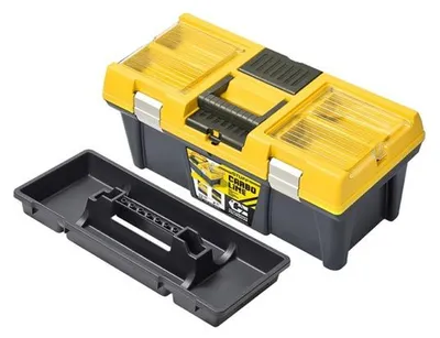 PATROL Werkzeugkiste STUFF 20" PROFI CARBO mit gelber Abdeckung